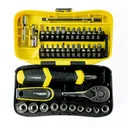 39-delars set, ¼-tums sats, spärrnyckelsats, hylsor, bits - 1