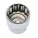 1/2" Steckschlüssel-Einsatz, 12-kant, DIN 3124 - 2