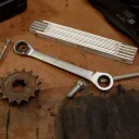 Doppelring-Ratschenschlüssel mit Stopring - 14