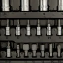 1/4 + 1/2" Steckschlüssel-Garnitur - 6