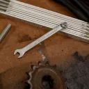 Ringmaulschlüssel, Ringseite gekröpft, DIN 3113 B - 40