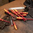 VDE screwdriver set, conforming to standards DIN ISO 2380 and DIN ISO 8764. - 3