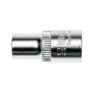 1/4 inch doppen, zeskantig, conform DIN 3124. - 6