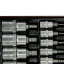 1/4 + 1/2" Innensechskant-Steckschlüssel-Garnitur - 7