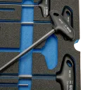 Hexagonal socket wrench module with cross handle. - 3