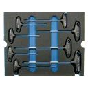 Hexagonal socket wrench module with cross handle. - 1