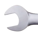 Adjustable wrench with ratchet and retaining ring. - 4