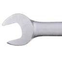 Adjustable wrench with ratchet and retaining ring. - 8