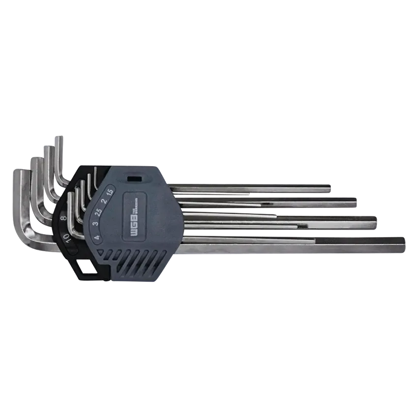 Set haakseschroevensleutels, DIN ISO 2936.
