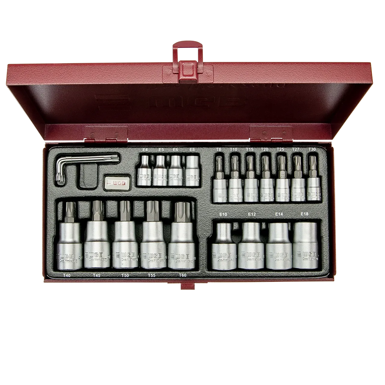 1/4 + 1/2" TX Steckschlüssel-Garnitur