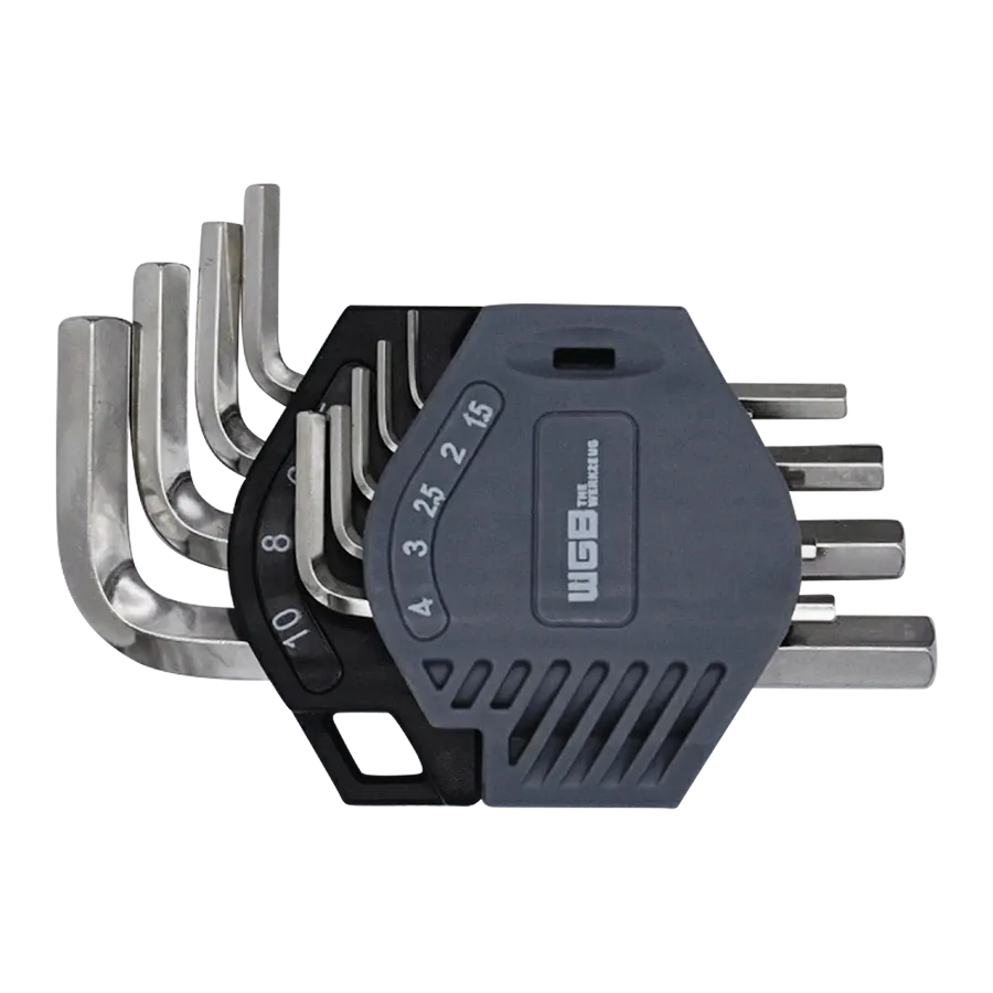 Set haakseschroevensleutels, DIN ISO 2936.