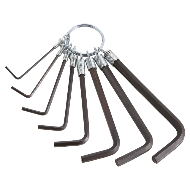 Set inbouwschroevensleutels, DIN ISO 2936.