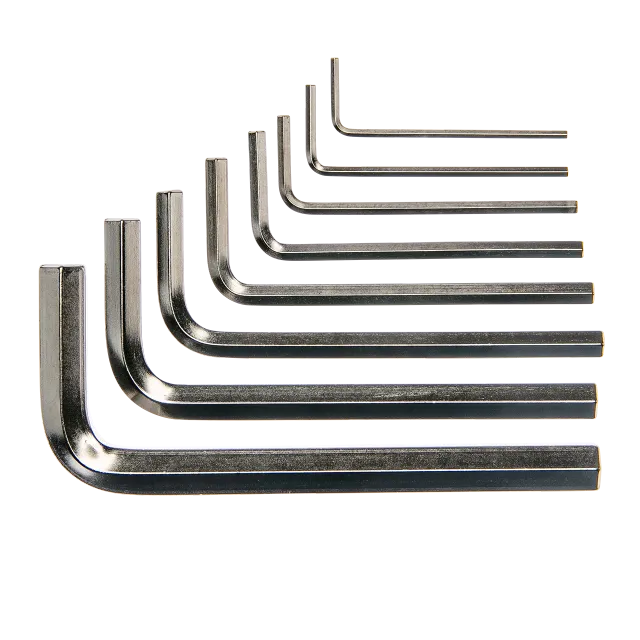 Set inbouwschroevensleutels, DIN ISO 2936.