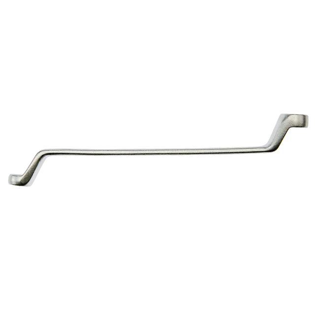 Set van dubbele ringsleutels, met gekartelde rand, conform DIN 838.