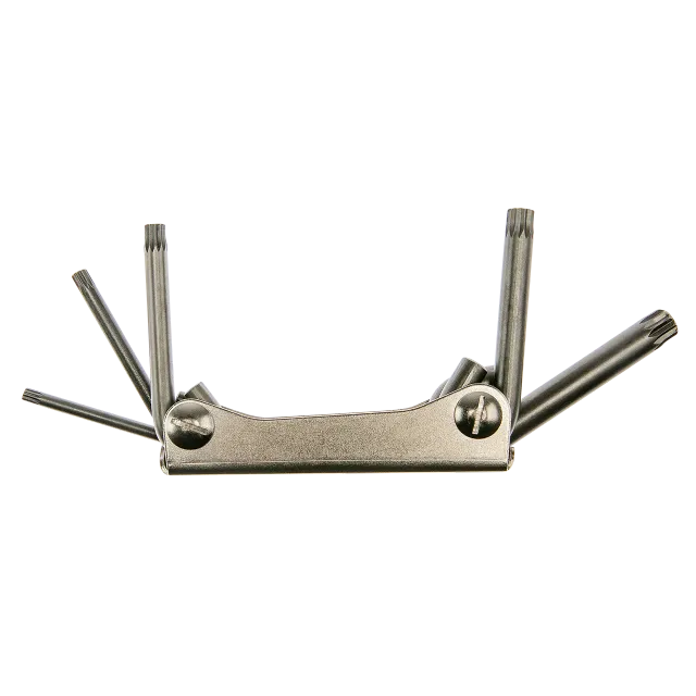 Set van sleutels met veelvoudige pennen.